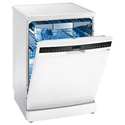 Siemens SN258W06TG Freestanding Dishwasher, White